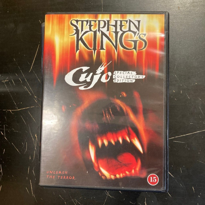 Cujo DVD (VG/VG+) -kauhu-